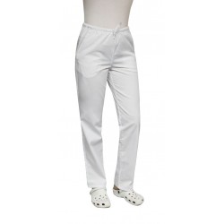 Spodnie unisex W12 Białe...